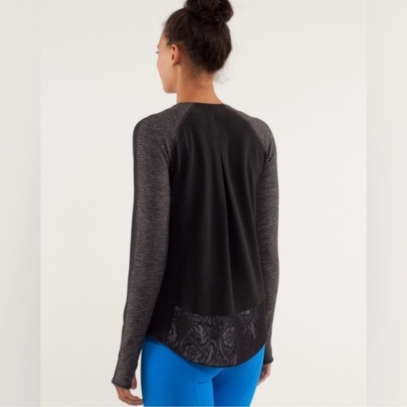 Lululemon Black Run: Bold in the Cold Long Sleeve Top 4 - Picture 2 of 12